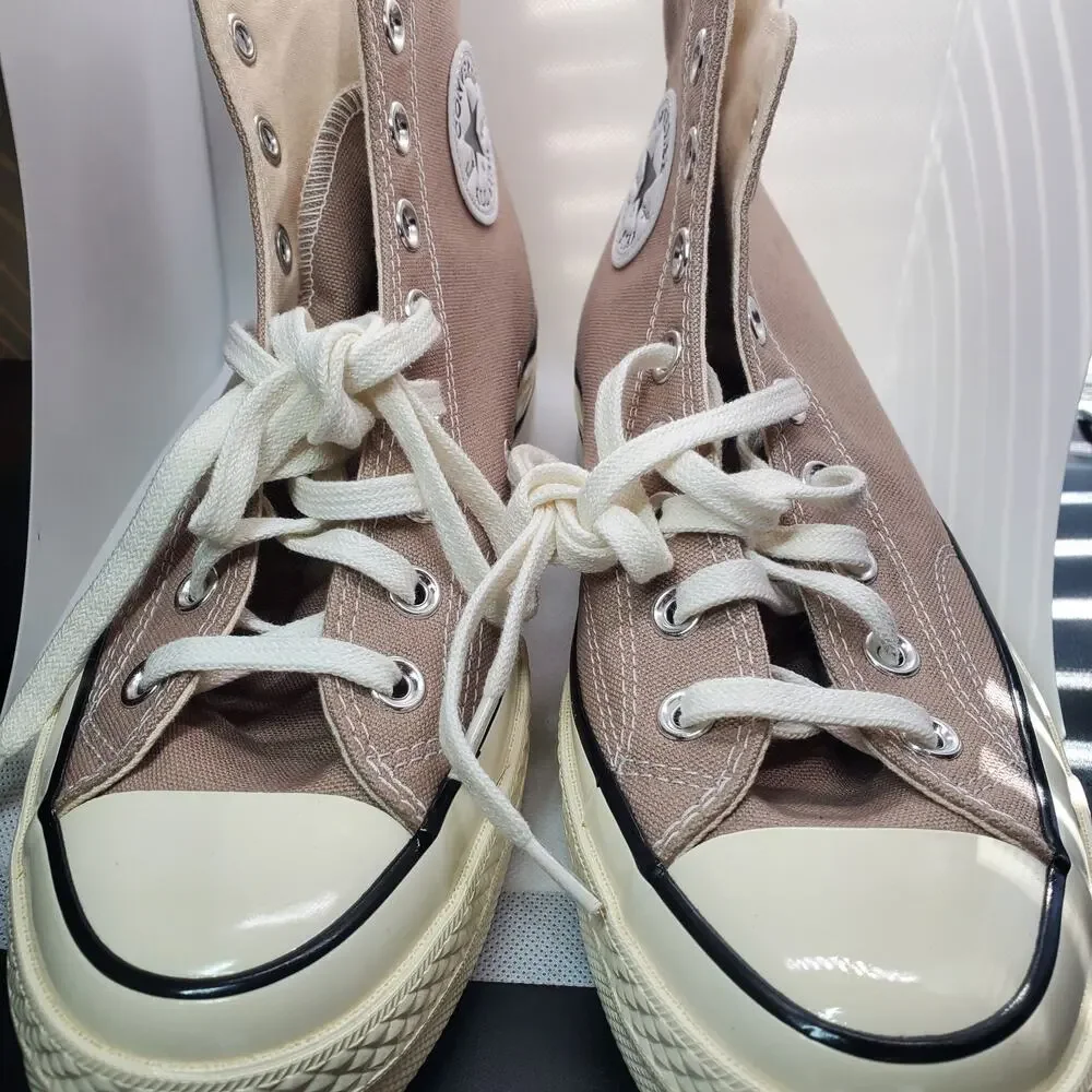 Converse Chuck Taylor All Star High Top Beige Tan Sneakers Men's Size 8 Shoes